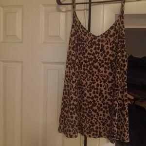 Torrid size 2 leopard print top